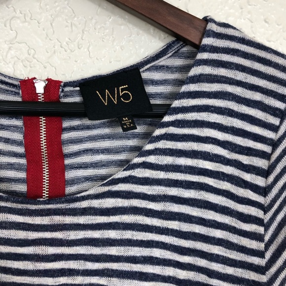 W5 Anthropology Striped Top Lagenlook - Picture 3 of 3
